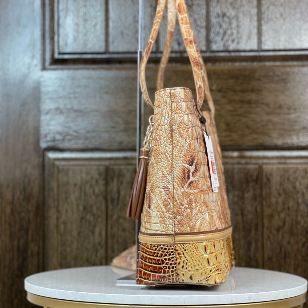 Brahmin Brooke Tote Handbag Toasted Kempsey RARE NWT - Picture 8 of 8